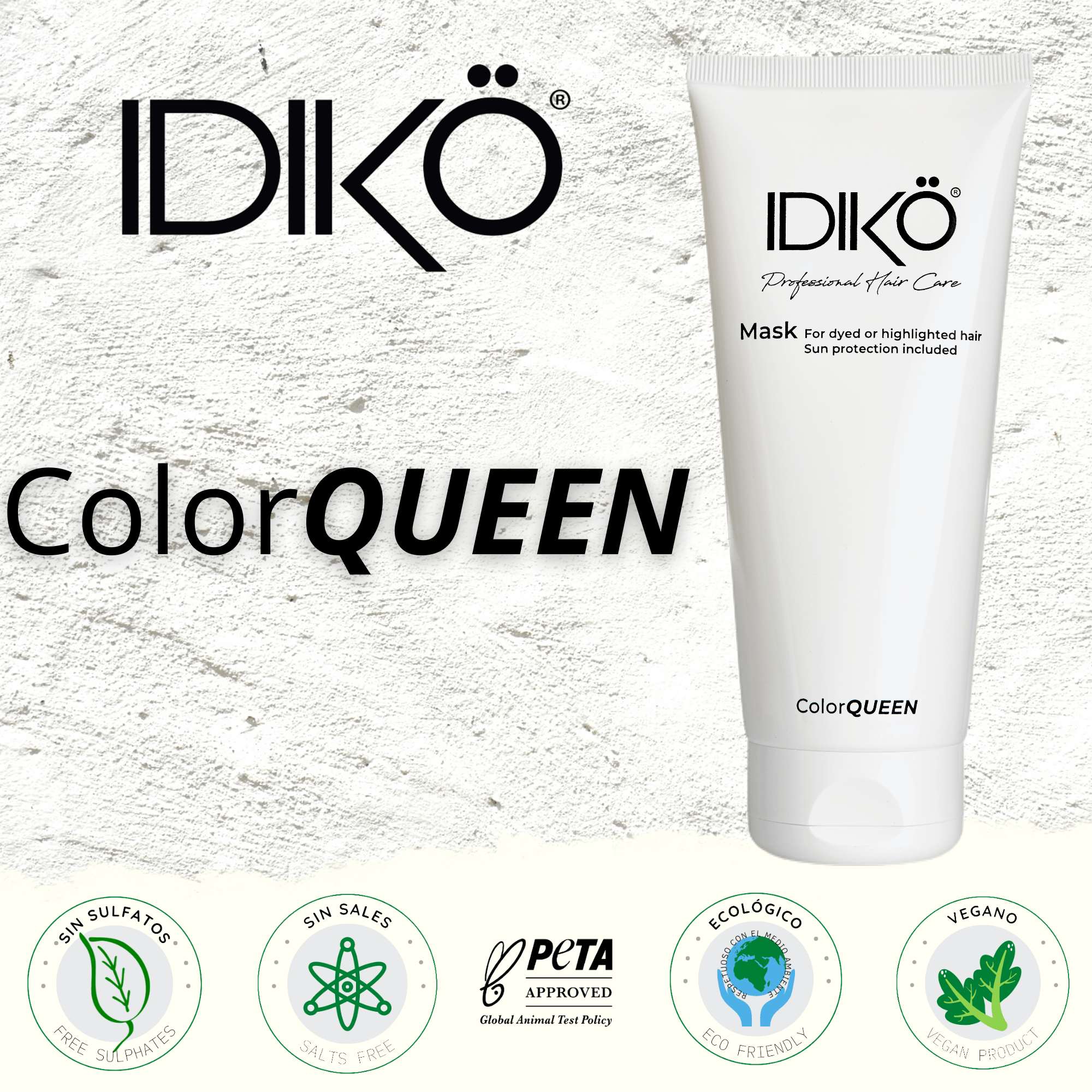 Mascarilla ColorQueen 200ml. Protege el color de tu cabello