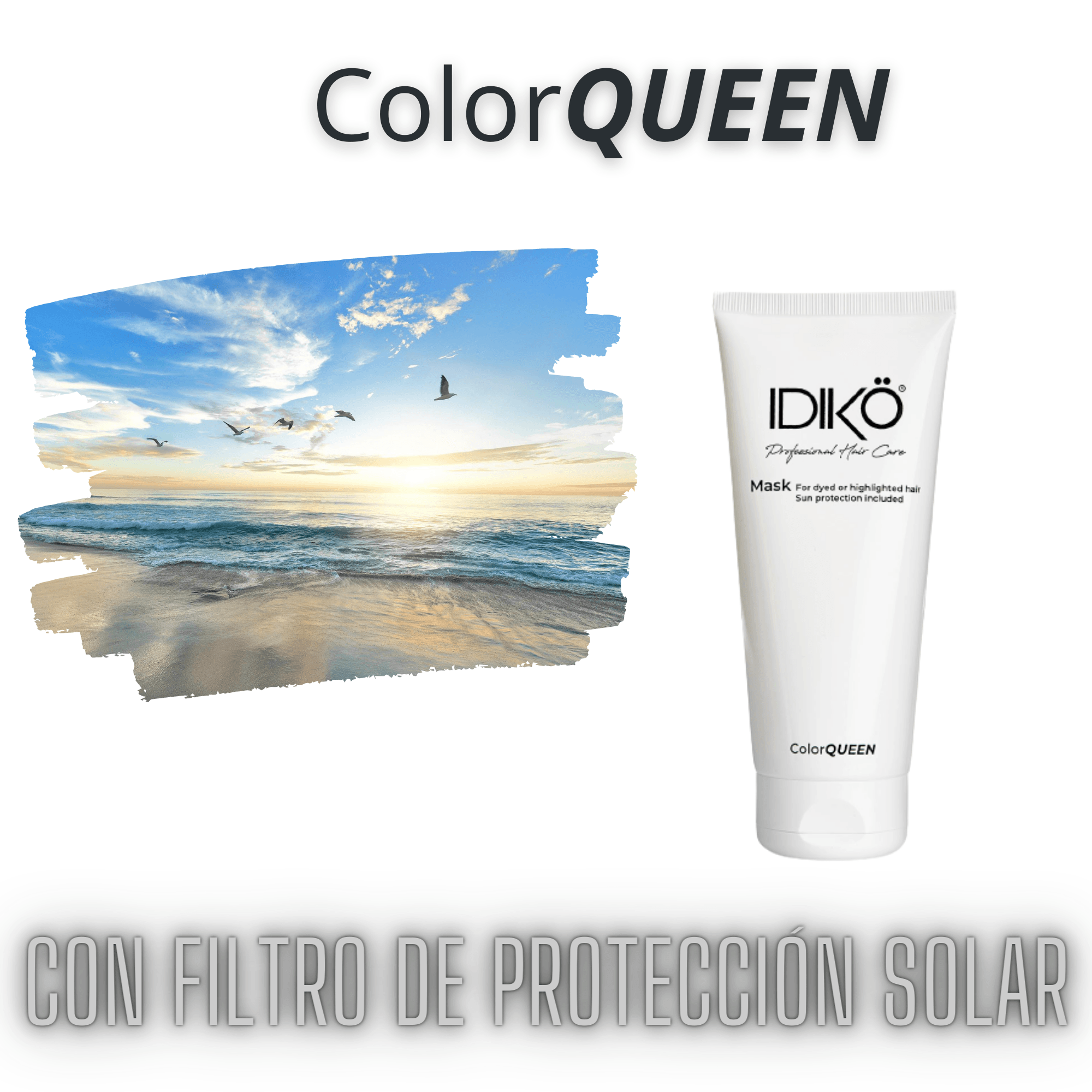 Mascarilla ColorQueen 200ml. Protege el color de tu cabello